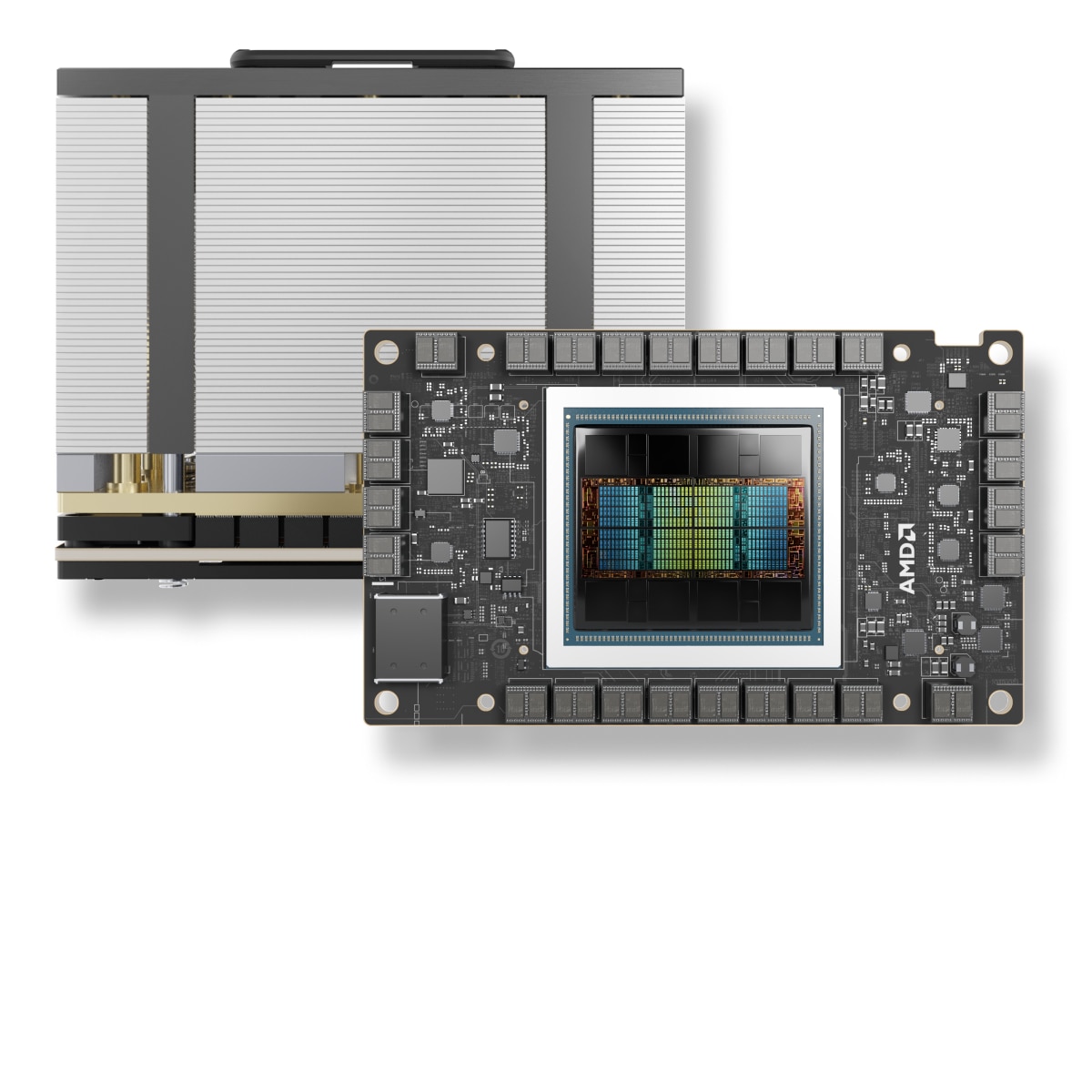 AMD Instinct MI300X 数据中心 GPU 加速卡，192GB HBM3 显存，ROCm 推理训练